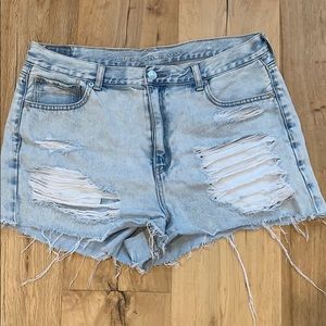 American Eagle High Waisted Mom Shorts